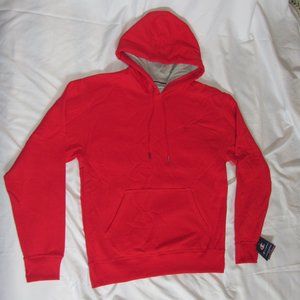 Champion Hooded Sweatshirt Mens Medium Red Hoodie